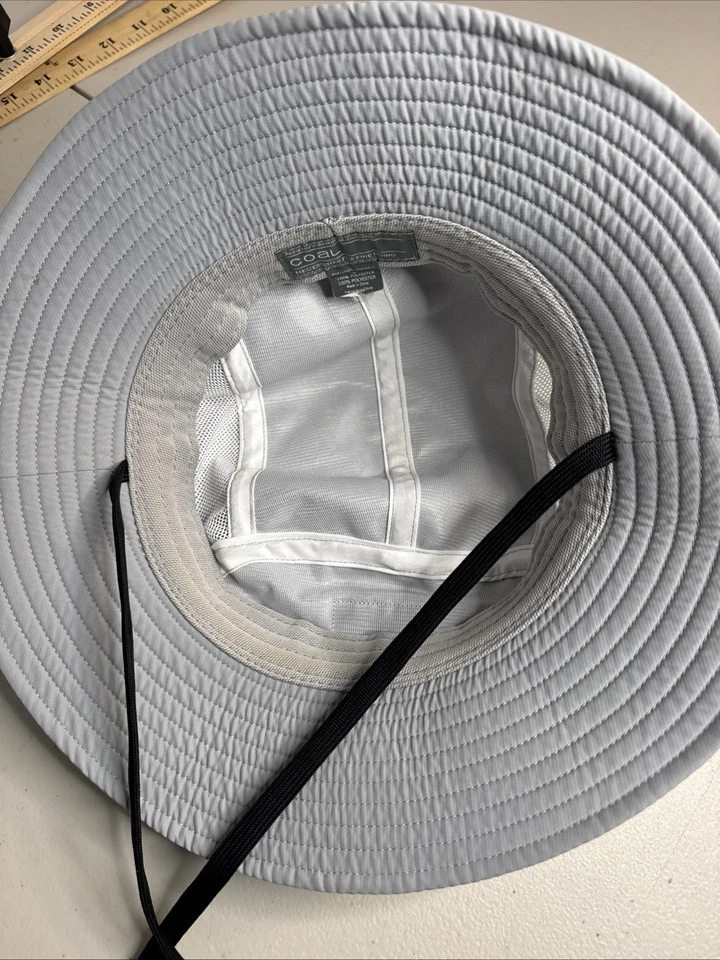 Coal Headwear Mesh/Lightweight Polyester Bucket Hat Gray Unisex Med Wide Brim - Image 4 of 4