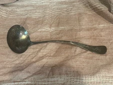 Silver Plated Floral Motif Ladle 1880 Pairpoint Mfg Co