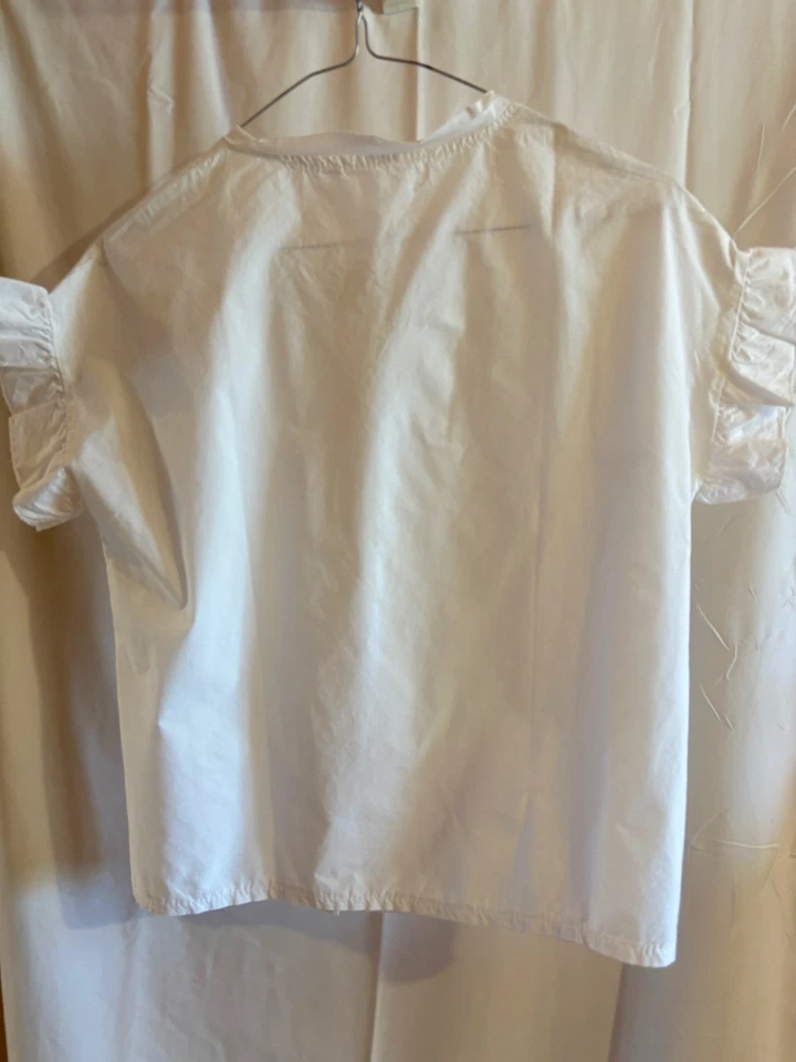 DE BLOOM chemisier blanc taille S ou 36 - Photo 4/4