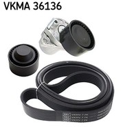 SKF Keilrippenriemensatz Vkma 36136 FüR Opel Vivaro X82 Bus Cdti Mercedes Vito 3