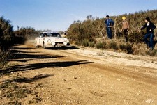 Carlos Vargas Arnaldo Tavares Fiat 124 Spider Portugal Rally on Ma- Old Photo