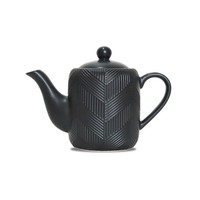 Kaffee- Und Teebereiter Aus Keramik 900Ml Schwarze Teekanne Maestro MR-20003-08
