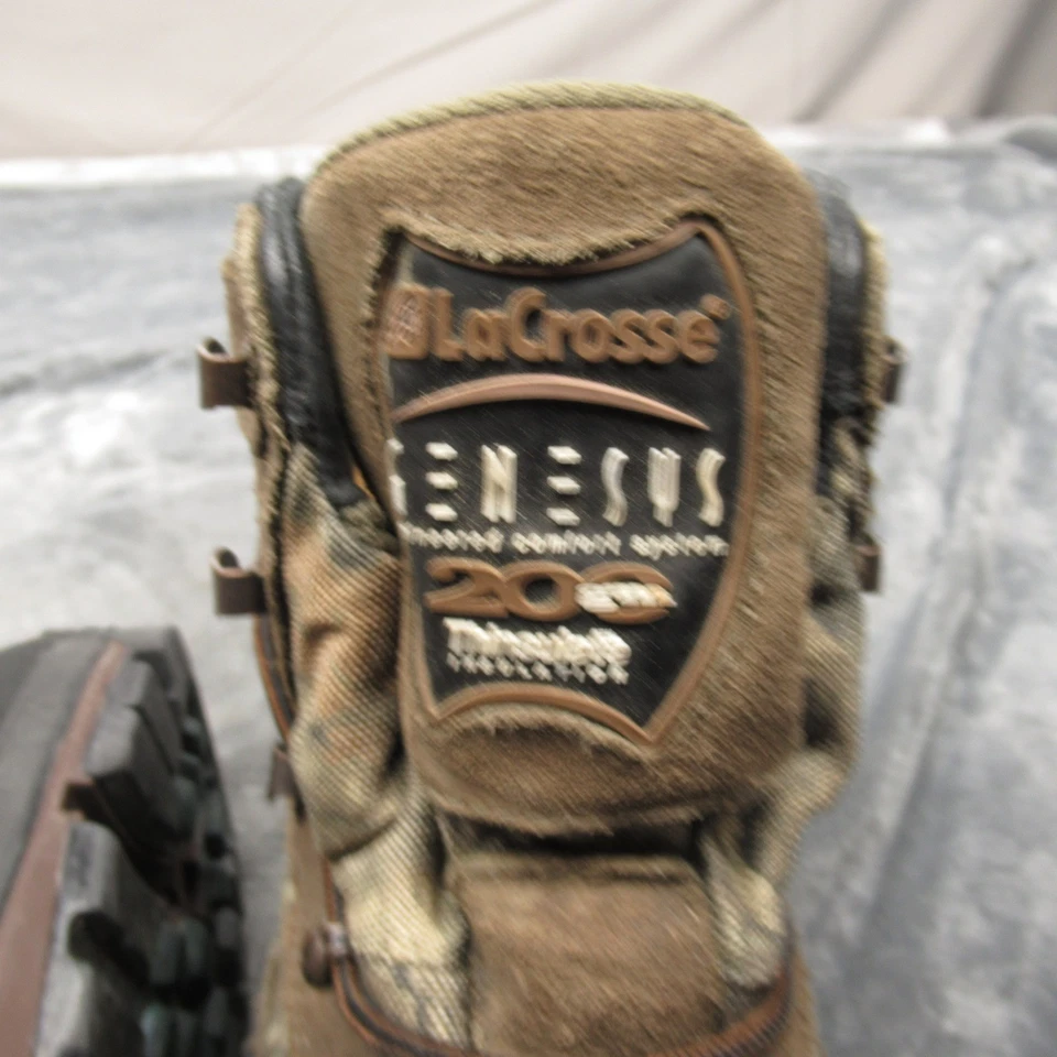 LaCrosse Genesys Mens Boots 11 Camo 200g Thinsulate Hunting Waterproof Goretex - Image 2 of 4