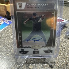 2021 Panini Elite Extra Edition College Tickets Kumar Rocker Signatures /99