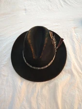 Men's American Hat Makers Bootlegger Fedora S/M Brown