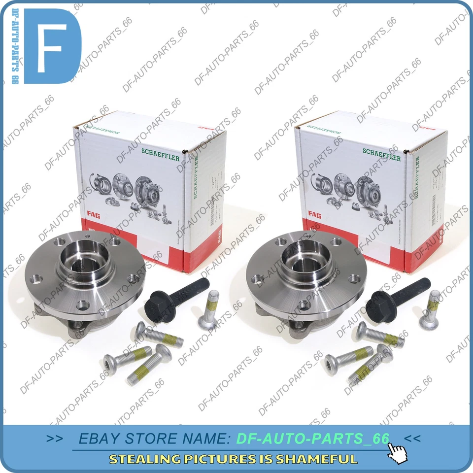 2pcs Front Wheel Hub Bearing Assembly For VW Jetta Golf Tiguan Passat AUDI A3 TT Foto 2 de 4