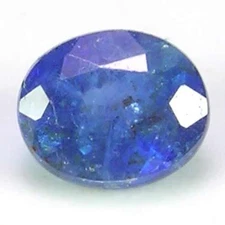 SUPERB NATURAL AEGEAN BLUE COLOR AFGHAN LAZULITE QUARTZ GEM - OVAL CUT
