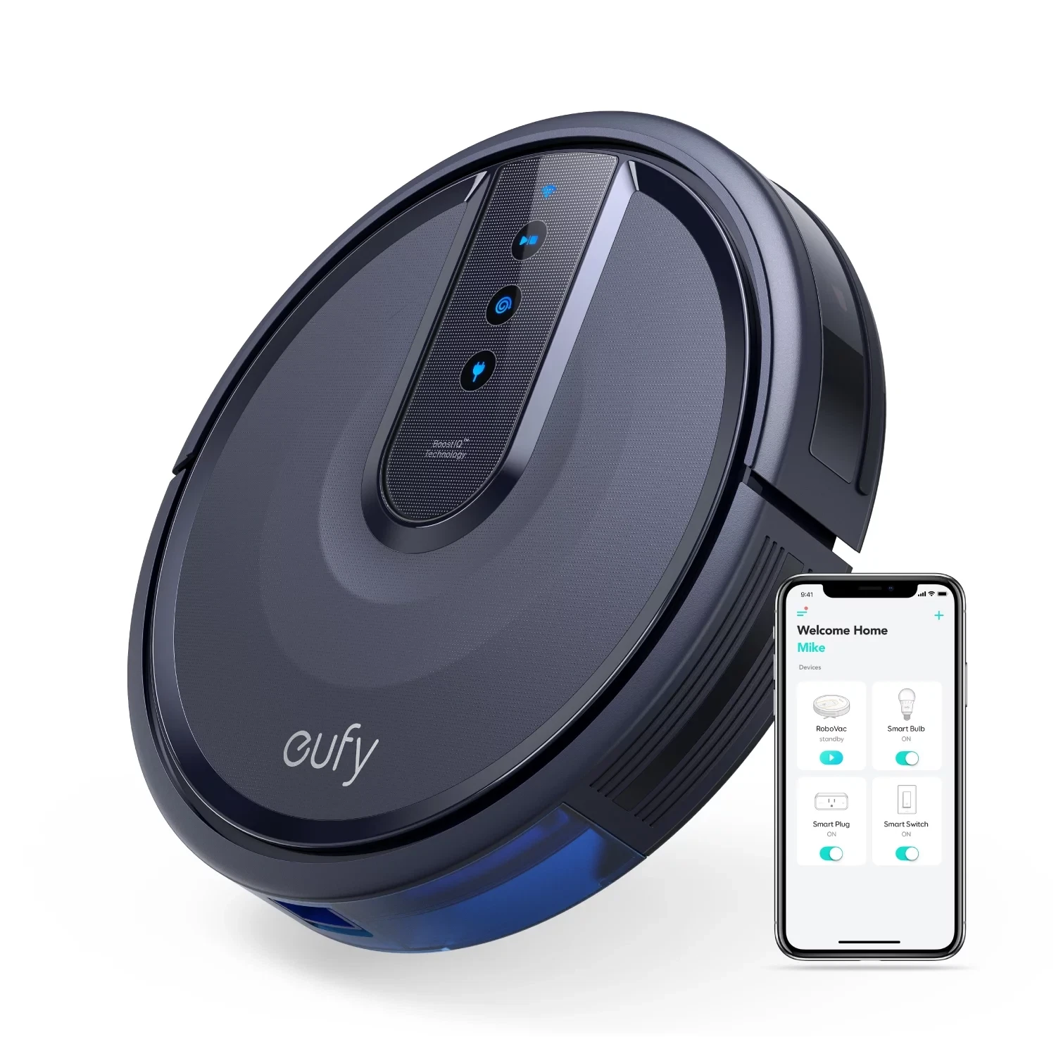 Robovac 25C Wifi Robot Vacuum – 1500 PA Smart Pet-Hair Cleaning for Hard Floors