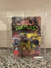 Rocksteady TMNT 1988 Teenage Mutant 10 Back Unpunched MOC AFA 80 Signed LAIRD/EA
