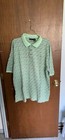 Men's XL Golf Shirt, Chipshot, green print, 100% cotton — photo 1