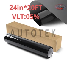 2Ply Premium Window Tint Roll for Home, Office, Car, Truck, - 24in*20FT,VLT:05%