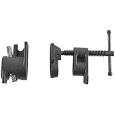 kwb Morsa a vite per tubo, 2 pezzi, per tubi in acciaio, doppio raccordo da 1/2"