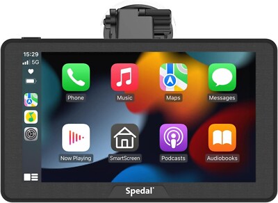 Lamto Portable Autoradio Carplay & Android Auto Sans Fil,Radio Voiture