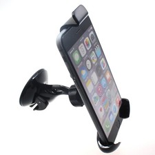 Car Mount Windshield Holder Glass Cradle Swivel Dock Suction for Cell Phones