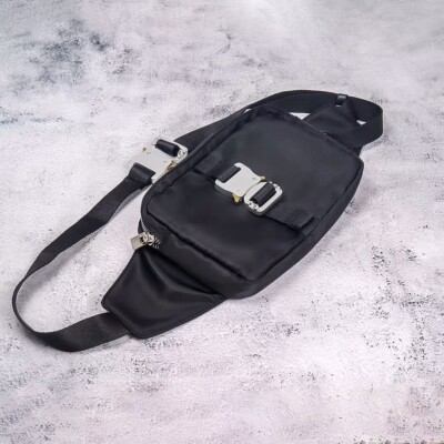 Unisex 1017 ALYX 9SM Fixed Buckle Shoulder Bag Saddle Cross Body