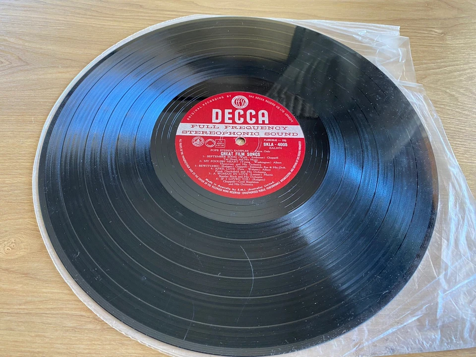 POPS STEREO SAMPLER MY FAIR LADY GREAT FILM SONGS ORIGINAL 1958 STEREO DECCA LP - Image 4 of 4