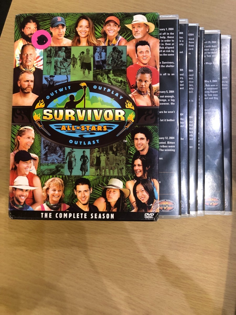 THE STAR CLUB/THE COMPLETE DVD-BOX 4DIS… Survivor: All Stars-The Complete Season (DVD, 2004
