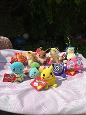 Pokemon Vintage Plush Lot Of 10 New With Hang Tags