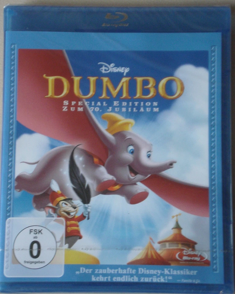 Dumbo zum 70. Jubiläum Special Edition - Blu Ray (R1/1) - Bild 4 von 4