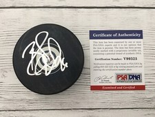 Blake Wheeler Signed Autographed Winnipeg Jets Hockey Puck PSA DNA COA a