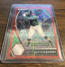 2021 Panini Prizm Draft Picks Dayton Dooney Red Velocity Prizm #PDP169 RC 