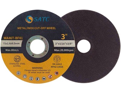100PC 3 inch Cut Off Wheels 3/8'' Arbor Metal Cutting Disc Blade Die Grinder Tool