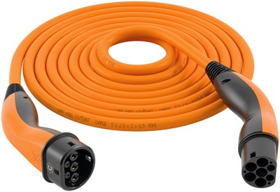 Lapp Mobility Helix Ladekabel Typ 2 Mode 3 32 A 1-phasig bis zu 7,4 kW 5 m orang