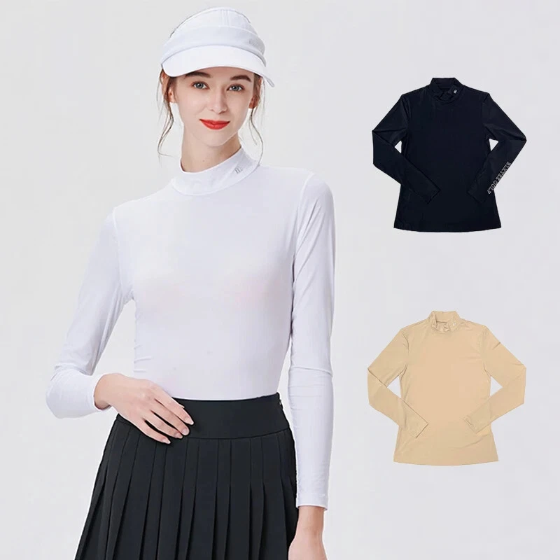 Women's Summer Ice Silk Sports Baselayer - Sunscreen Long Sleeve - S-XXL