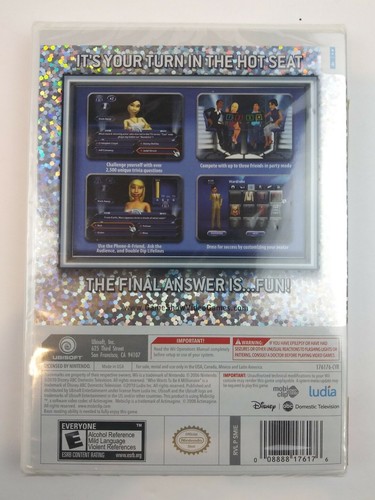 Who Wants to Be a Millionaire (Nintendo Wii, 2010) Complete. Free Shipping - Picture 2 of 4