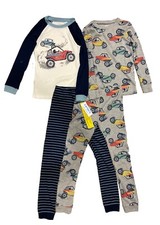 Carter  s Just One You Boys 4-PC Long Sleeve Boys Snug Fit Pajama Sets Sz 6,7, 10