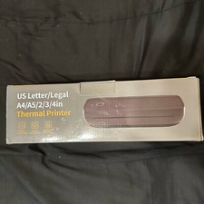 Portable Printer Wireless for Travel Bluetooth Thermal Printer Support 8.5" X 11