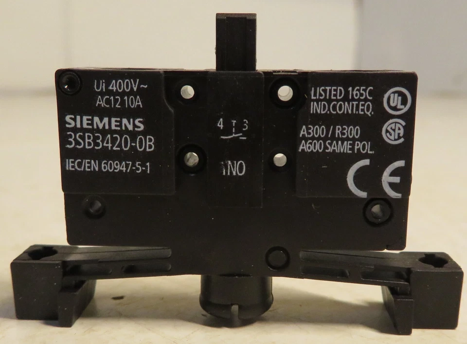 Siemens 3SB3403-0B Pushbutton Switch Auxiliary Contact New One 3SB34030B NOS - Image 2 of 4