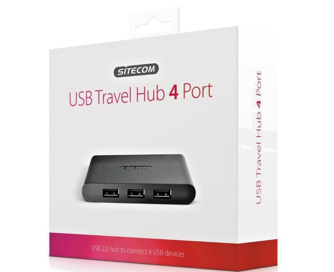 Sitecom CN-080 USB 2.0 Travel Hub 4 Porte