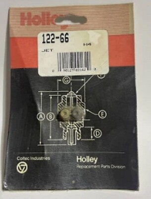 Pair) Air Bleeds Size 76 Holley Carburetor 10-32 UNF Thread Screw In - Foto 9