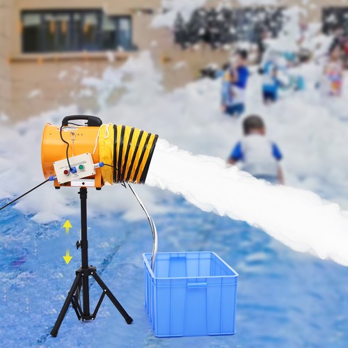 Electric Bubble Machine Foam Maker W/ Stand Pool Toy Bubble Toys 2295.45ft³/min - Picture 4 of 23