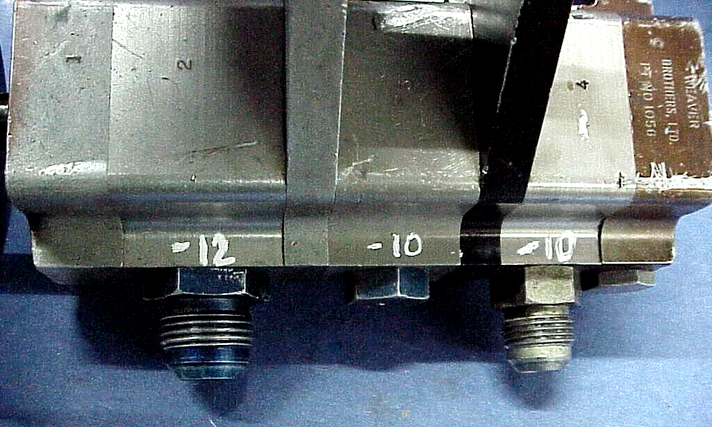 Weaver Brothers 3 Stage Dry Sump Oil Pump & Peterson Flange 8MM HTD