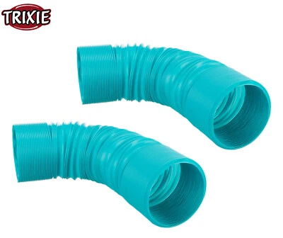 2 X TRIXIE EXTENDABLE PLAY TUNNEL RAT FERRET DEGU CAGE TOY ACCESSORY 62796