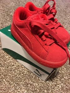 infant puma suede