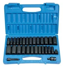 Grey Pneumatic 1229DM 3/8" Drive 29 Piece Deep SAE/Metric Set