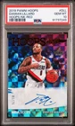 2019 Hoops #DLL Damian Lillard Hoops Ink Autograph Red /25 PSA 10 KE