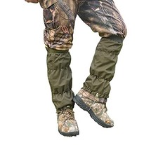 Adjustable Snake Gaiters Men Women Boot Gators Bite Army Green
