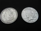 New ListingJunk Silver ) 90% Silver-(1) 1921 morgan-(1)-1922 peace dollar  (free shipping)