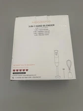 MegaWise Pro Titanium Reinforced 3-in-1 Immersion Hand Blender Powerful with ...