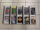 Lot 10 Sega Saturn Game Panzer Dragoon Hulk X-Men Street Fighter Doom Rare CIB