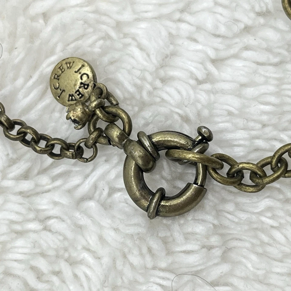 J. Collar Crew Azul Aqua Verde Declaración 20" Foto 4 de 4