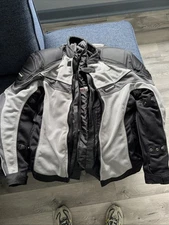 Tourmaster Intake Series 2 Men’s armored Motorcycle Jacket w/ Liner -