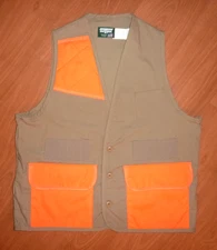 NWOT New SafTBak 672 Game Hunting Vest Men's Size XL Tan Orange Pad Game Pocket