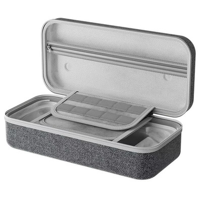 For ROG Xbox Ally/X EVA Hard Carrying Case, Metal Desktop Stand, Anti-Scratch Tr