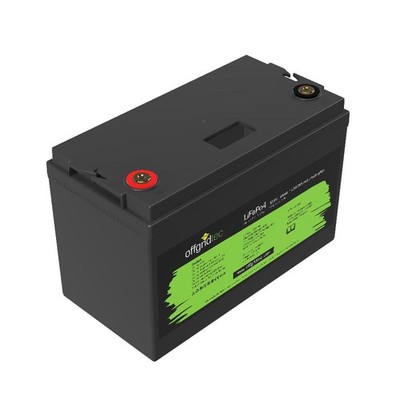 Batterie LifePo4 1280Wh 12/100 12,8V 100Ah mit BMS und Heizmatte Offgridtec