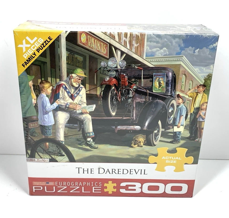 NEW Eurographics Puzzle THE DAREDEVIL 300 XXL Piece Jigsaw Bob Byerley USA - Image 2 of 4